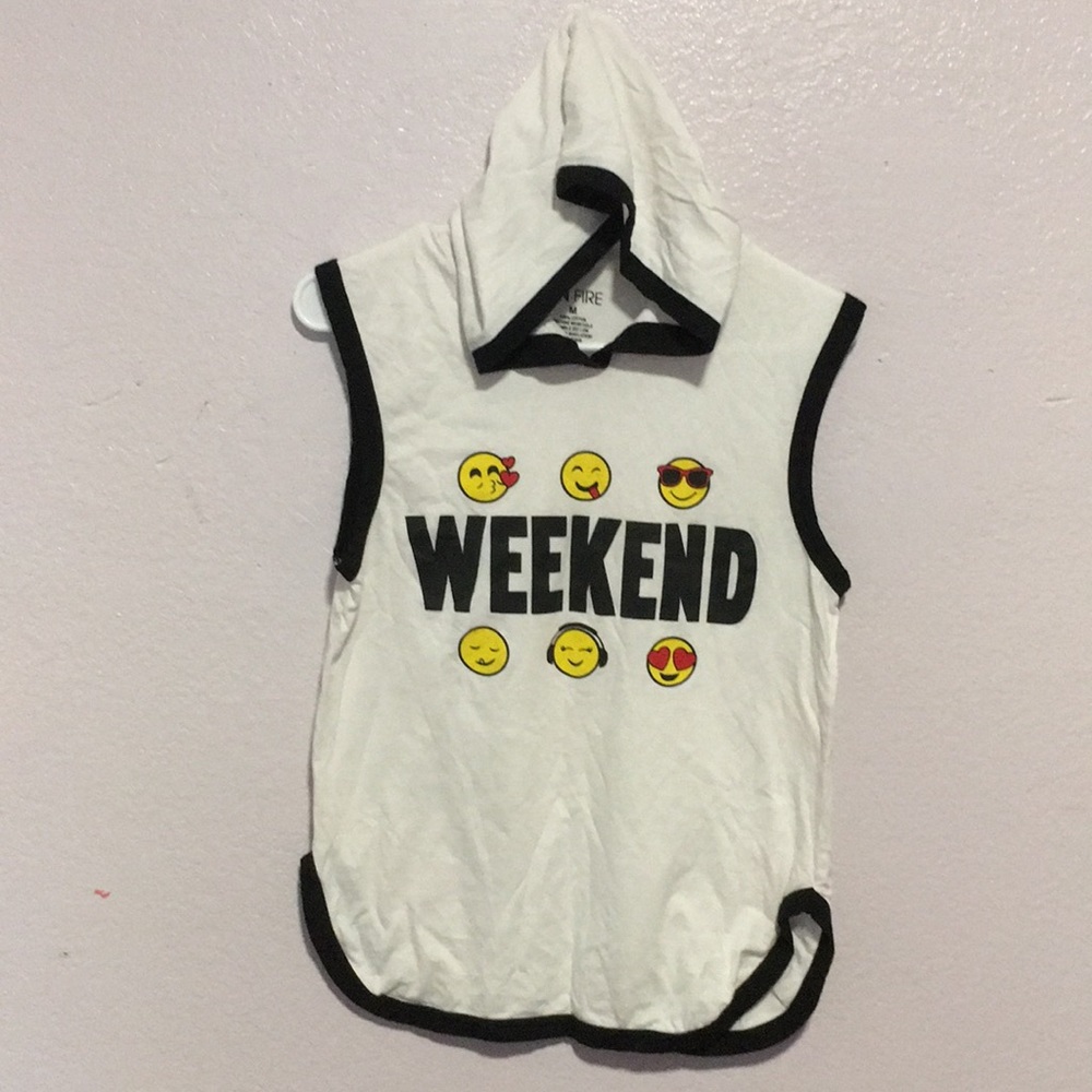 White emoji shirt